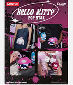 Miniso Hello Kitty Pop Star Series Plush Confirmed Blind Box Figure Gift Toy
