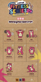 52TOYS Strawberry Bear Lotso Fitness Series Blind Box Figures Toys Gift New