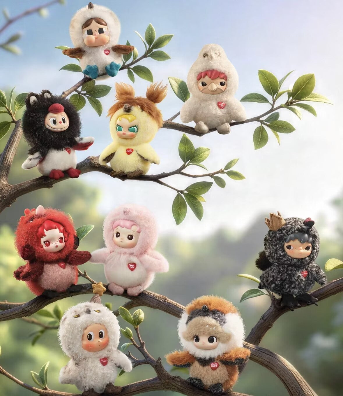 A Dawn Duet-Dear Birds Series Plush Pendant Blind Box Figure Toy