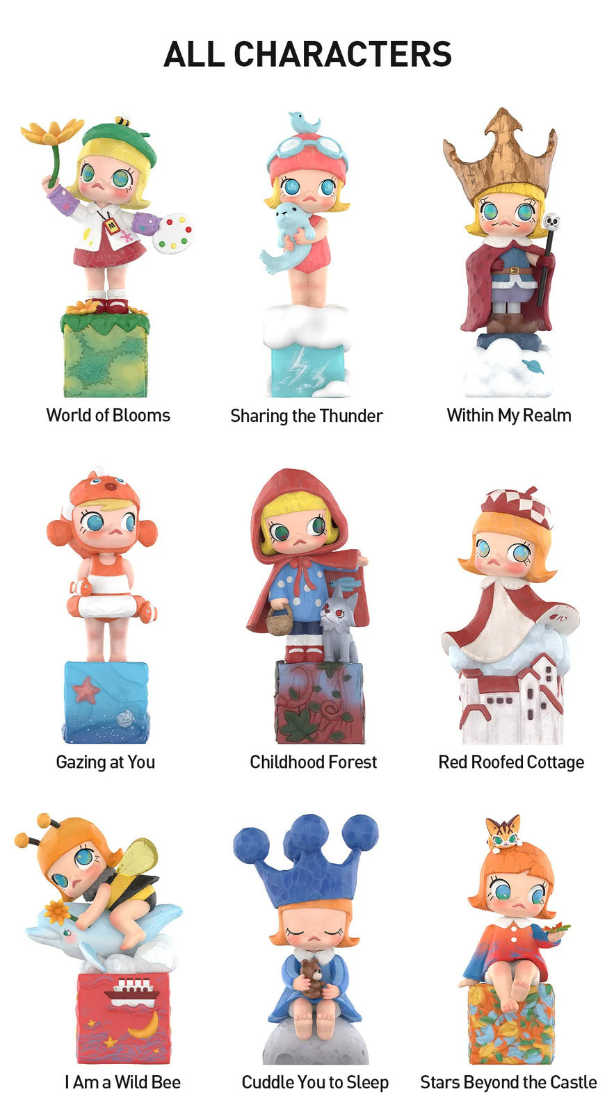 POP MART MOLLY Scenery Along the Way 20th Anniversary Series Figures Authentic