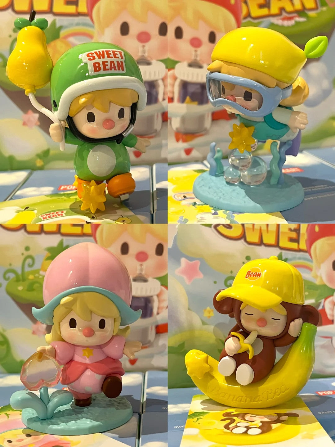 POP MART Sweet Bean Fruit World Adventure Series Blind Box Confirmed Figure Toys