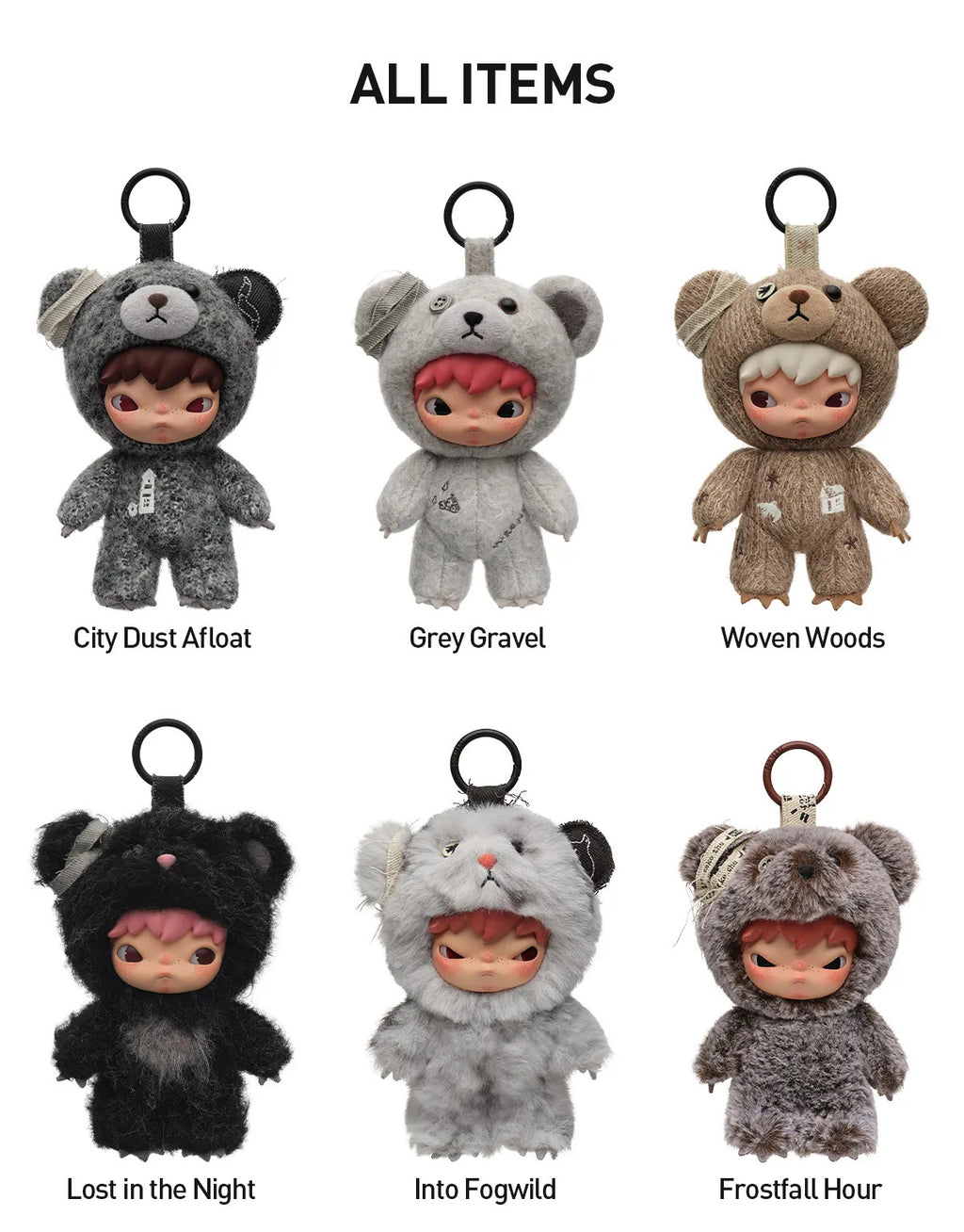 POP MART Hirono Road Journal Series-Plush Doll Pendant Blind Box Authentic