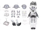 Hex Box Zhizhima Special Aquatic Life 18cm/7In Bjd Dressable Action Figure Gift