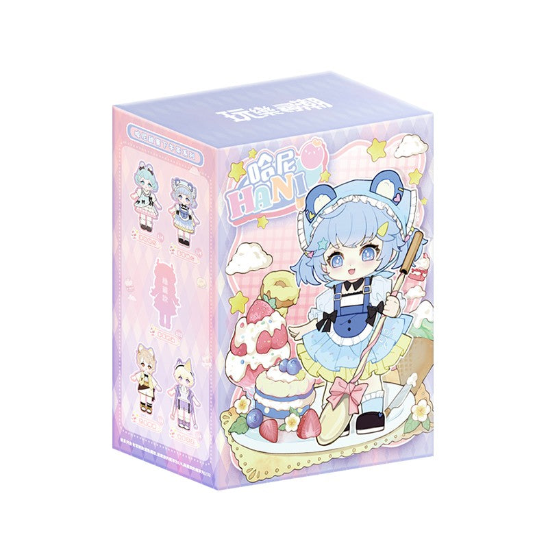 Hani Vanilla Taro Paste Sweet Afternoon Tea 7.8In Bjd Dressable Action Figure