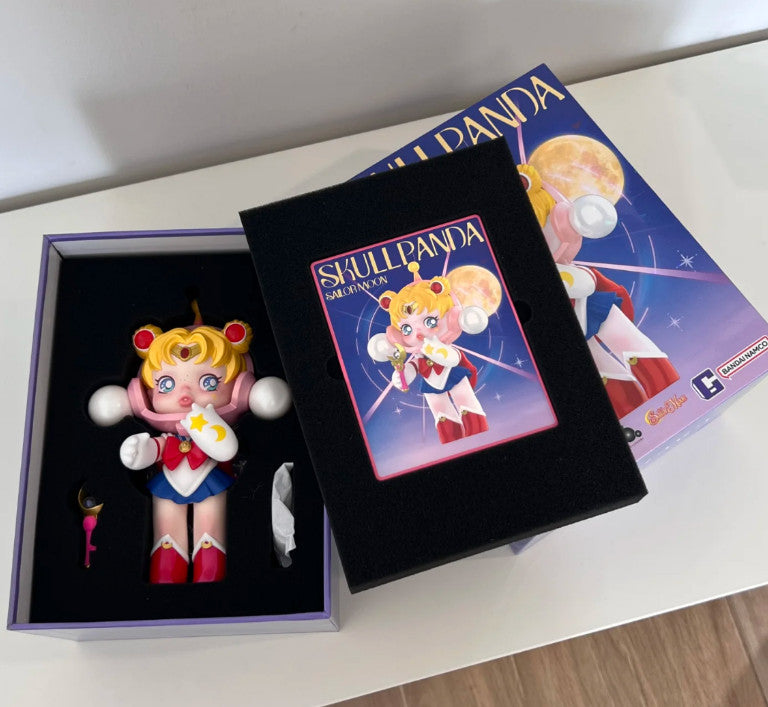 POP MART Skullpanda X Sailor Moon Figure Factory Sealed Box Hot Toy Gift