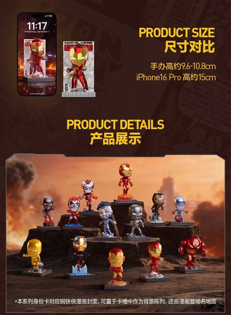 A JOURNEY THROUGH ARMORS IRONMAN SERIES CONFIRMED FIGURES TOY BLIND BOX GIFT
