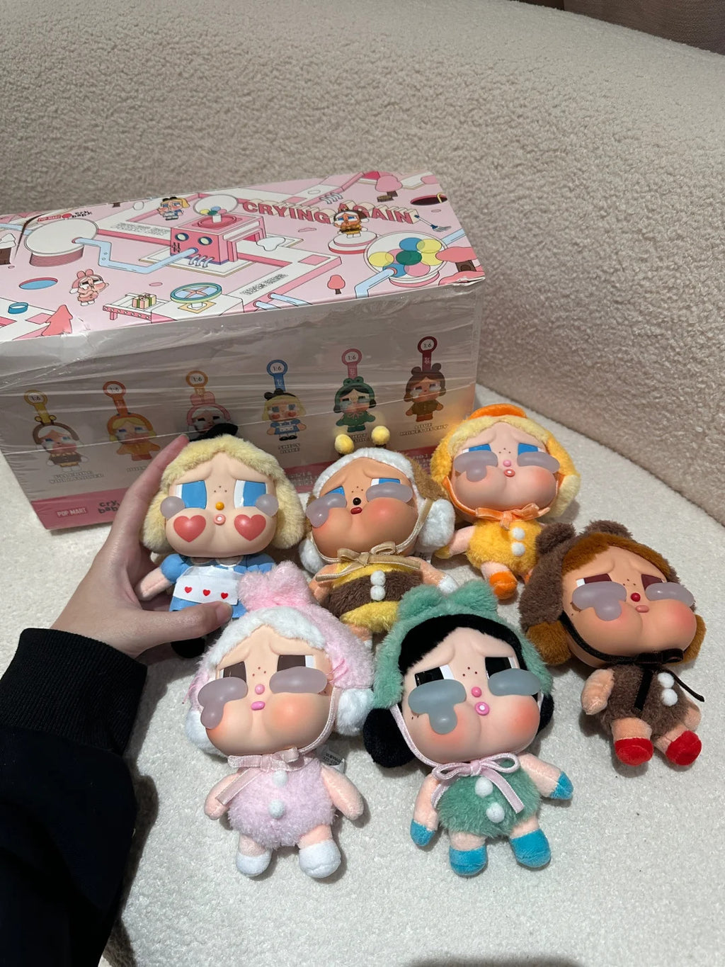 POP MART Crybaby Crying Again Series Plush Blind Box Confirmed Figure toy Gift