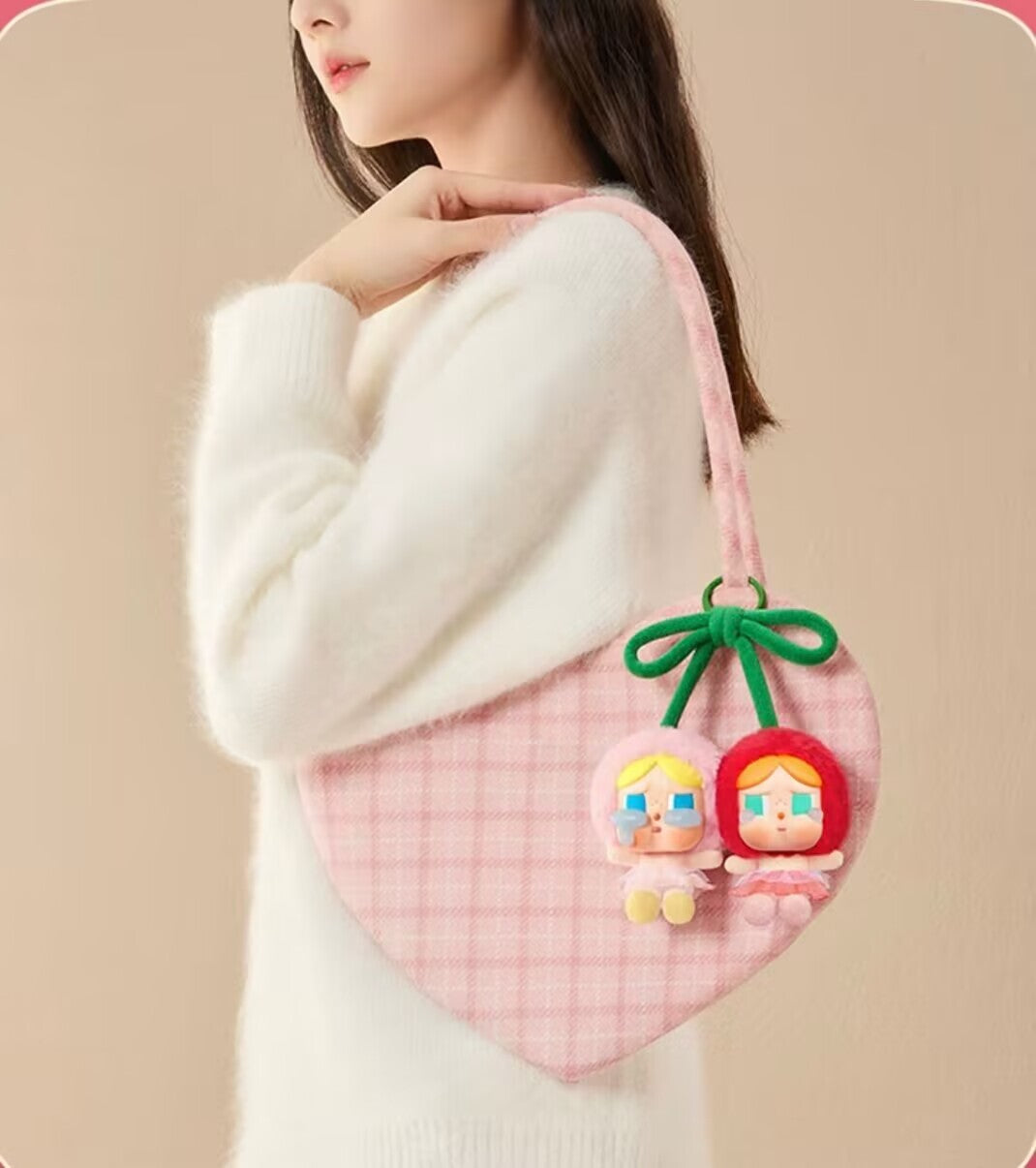 Authentic CRYBABY CRYING FOR LOVE Series Love You Cherry Figure Plush Pendant
