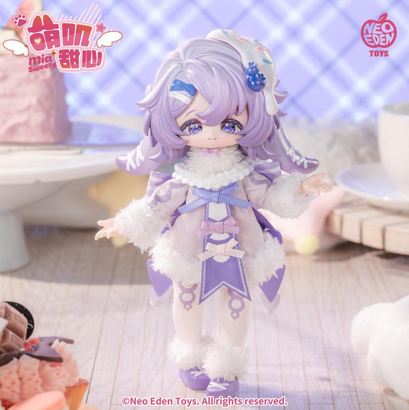 6Pcs Neo Eden Mia Sweety 5.9" Bjd Dressable Action Figure Official In Stock Gift