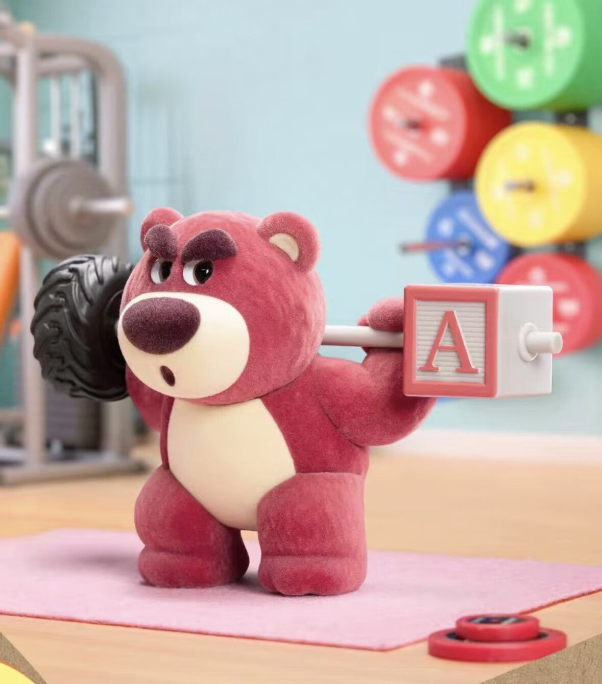 52TOYS Strawberry Bear Lotso Fitness Series Blind Box Figures Toys Gift New
