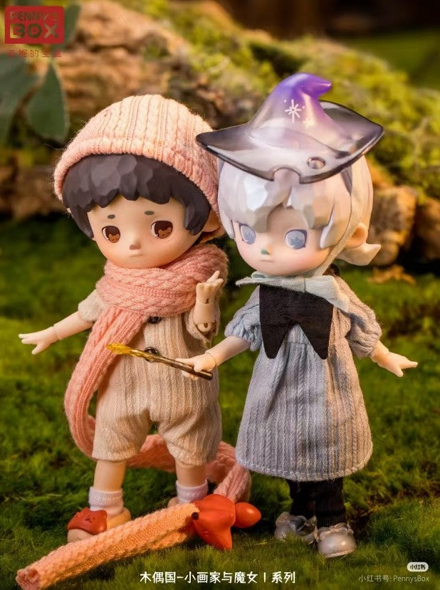 Penny's Box Little Painter and Little Witch Series 5.5In Bjd Doll Action Figure