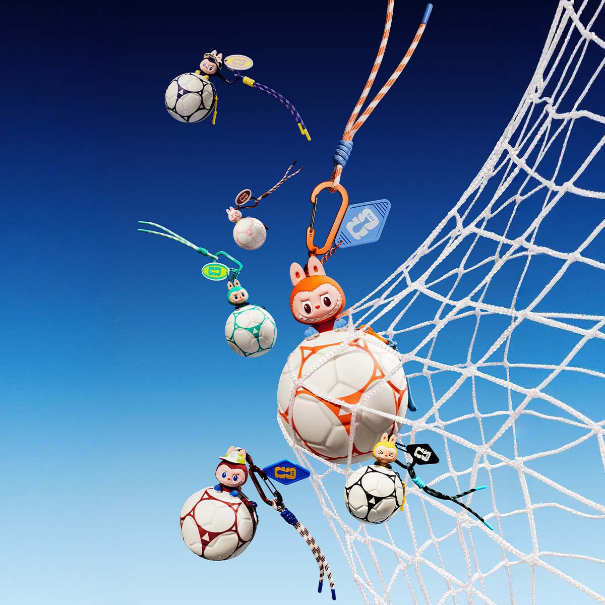 POP MART THE MONSTERS × FIFA SERIES - Football-shaped Mini Bag Authentic Hot Toy