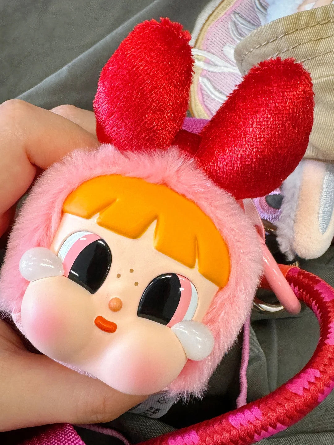POP MART CRYBABY Powerpuff Girls Series Vinyl Face Plush Pendant Blind Box of 6