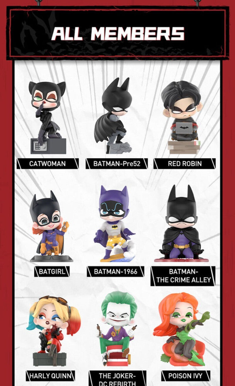POP MART DC CITY GOTHAM Series Blind Box Confirmed Figures Hot Toys Kid Gift