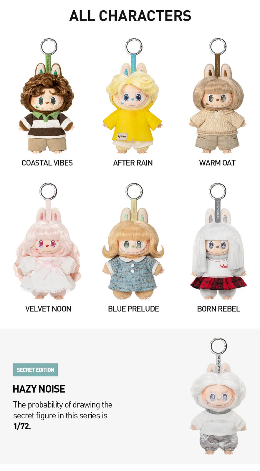 POP MART THE MONSTERS Hair Salon Series - VinylPlush Pendant Confirmed Authentic