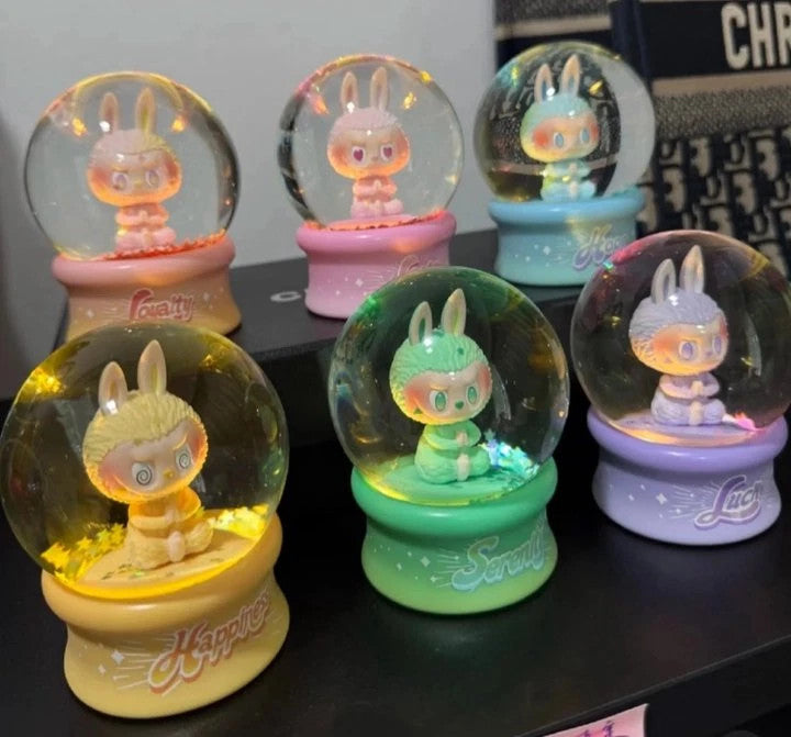 Authentic Big Into Energy Snow Crystal Ball Series Blind BoxArt Toy Gift Display