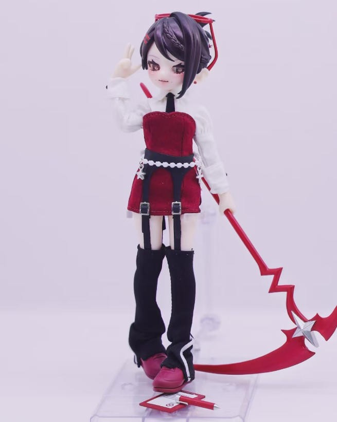Eve Lynna Granularity Double-Faced Killer 18cm/7In Bjd Dressable Action Figure