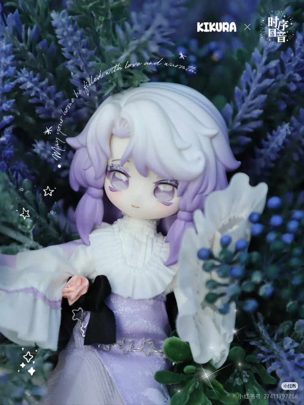 Wowloi Kikura Solar Terms Violets Shade 17.8cm/7In Bjd Dressable Action Figure
