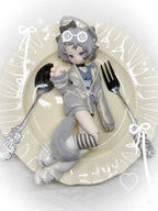 Lunar Lore Zizi Siamese Cat Miao 16.2cm/6.3In Bjd Dressable Action Figure Gift