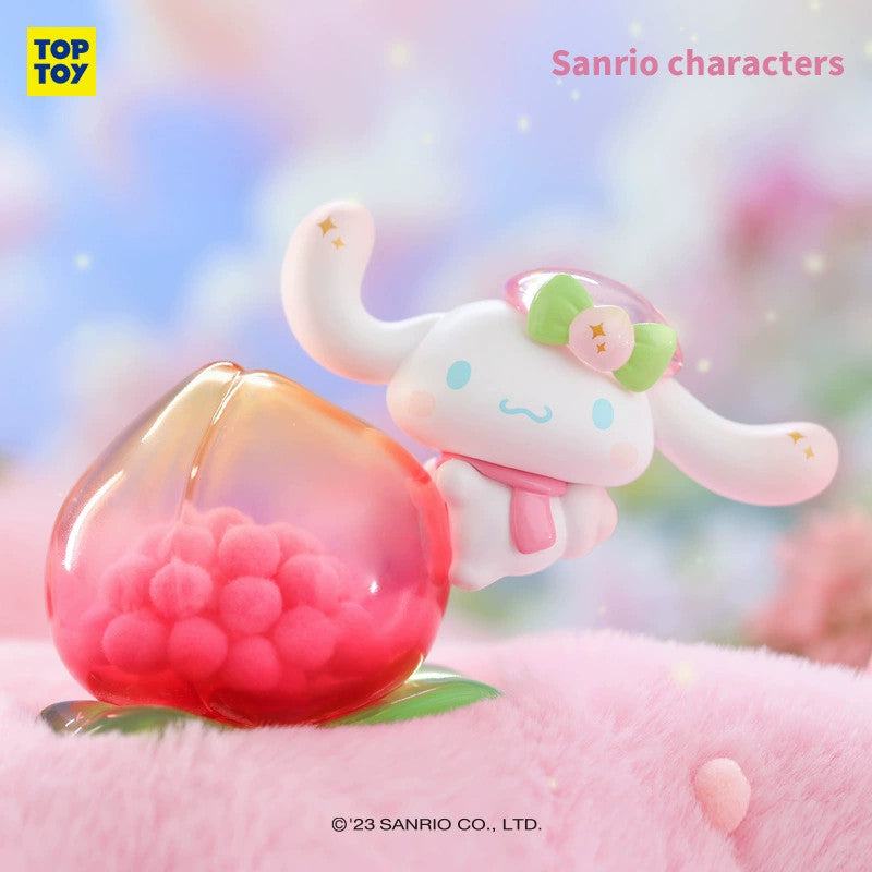 TOPTOY Sanrio Kuromi Genki Peach Series Blind Box Authentic Hot Toy Gift