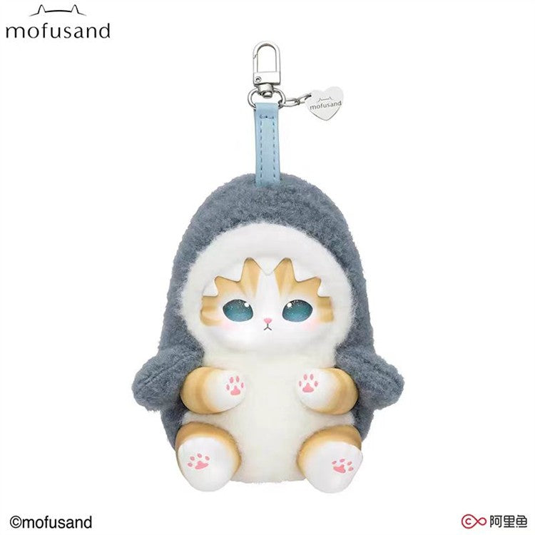 6Pcs Mofusand Kiramekko Fluffy Kittens Collectible Plush Vinyl Pendants Gift