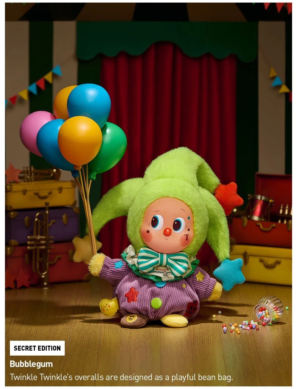POP MART WHY SO SERIOUS Series-Vinyl Plush Pendant Blind Box5.78inches Authentic
