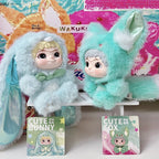 MINISO WAKUKU Fox&Bunny Trickor Treat Series Blind Box Figure Plush Gift New