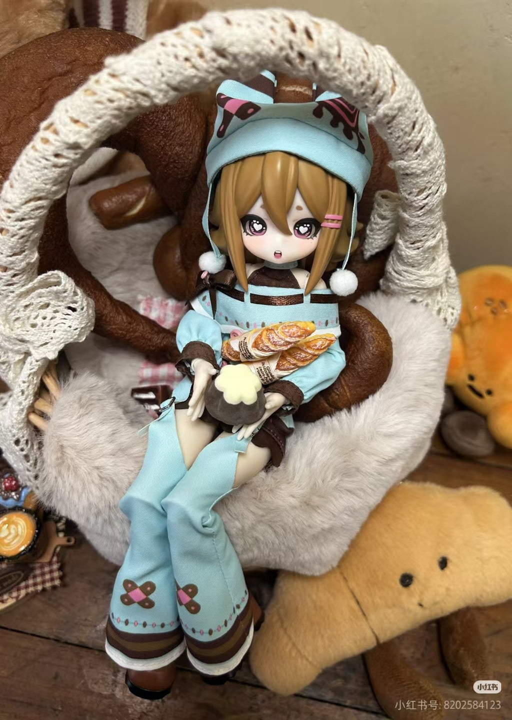 Whirly Radio Waves Cookies Wu 25.6cm/10In Bjd Doll Dressable Action Figure Gift