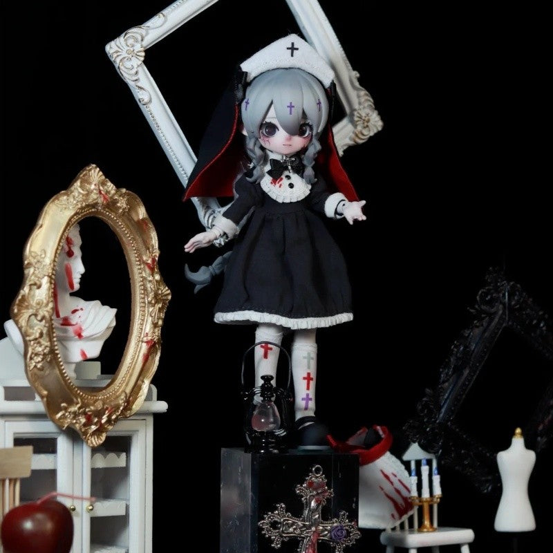 6Pcs Nyssa Bizarre Nightmare 18cm/7In Bjd Dolls Dressable Action Figures Gift