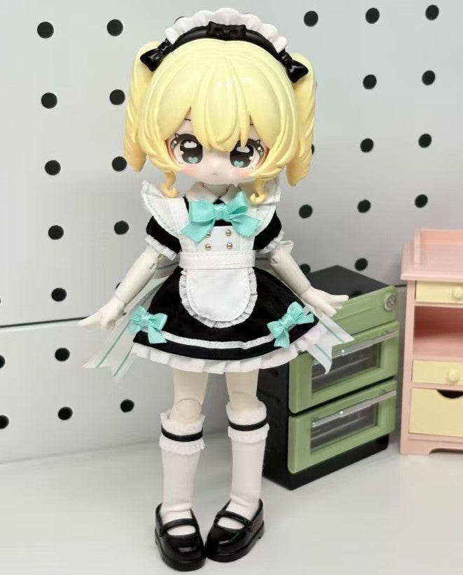 Unveiled Door Maid Outfit Kitchen Butler The Key Collection 16.8cm/6.6" Bjd Doll