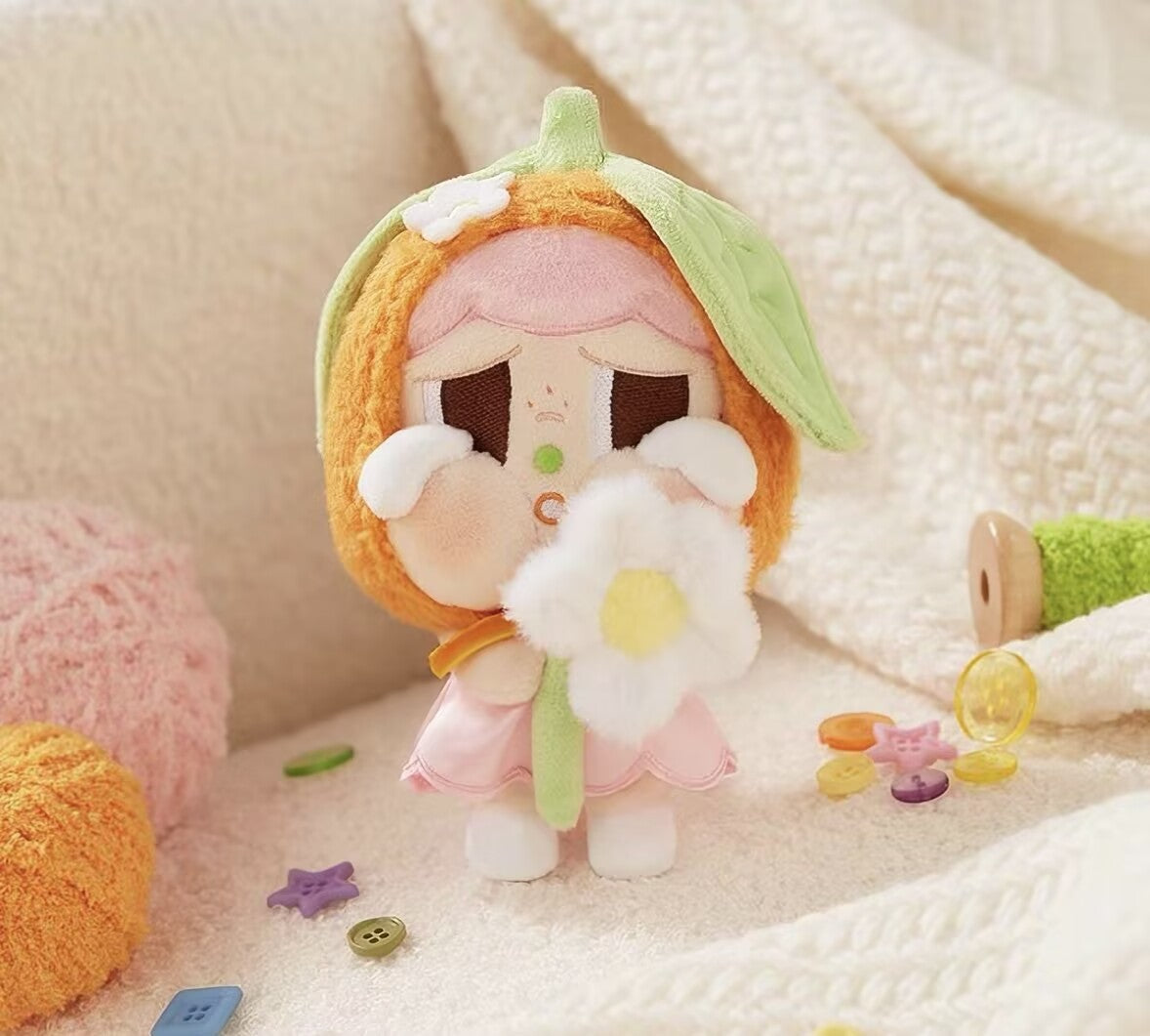 Authentic Crybaby Sweet & Sour Plush Keychain Gift Toy New