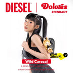AUTHENTIC DIESEL X DOLORES PENDANT LIMITED EDITION KEYCHAIN BAG CHARM