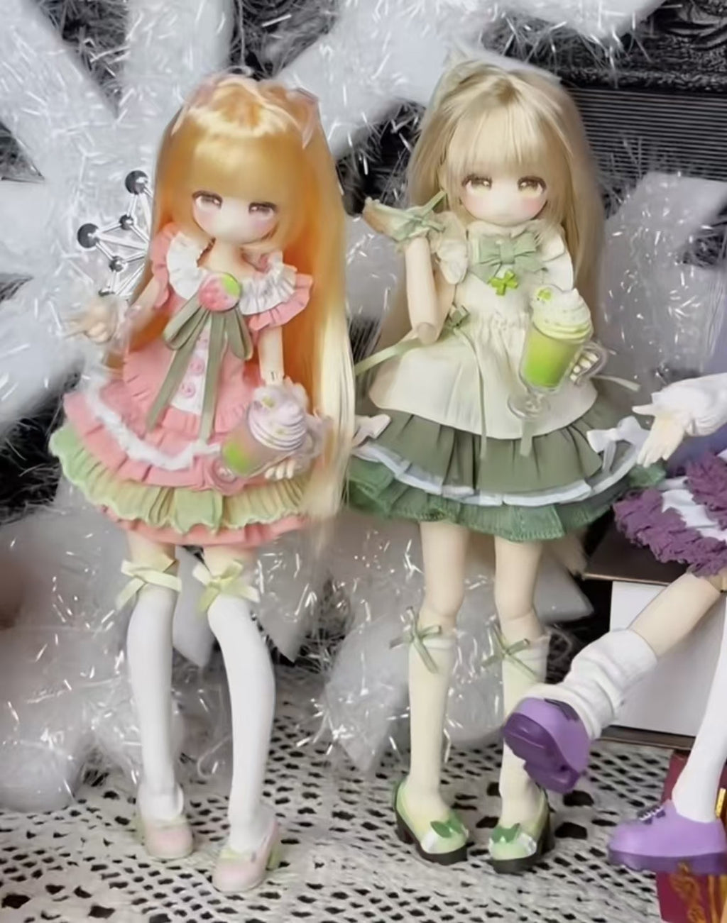 Momotale Cheese Jasmine Green Grape Milk Tea 8.6In Bjd Action Figure In Stock