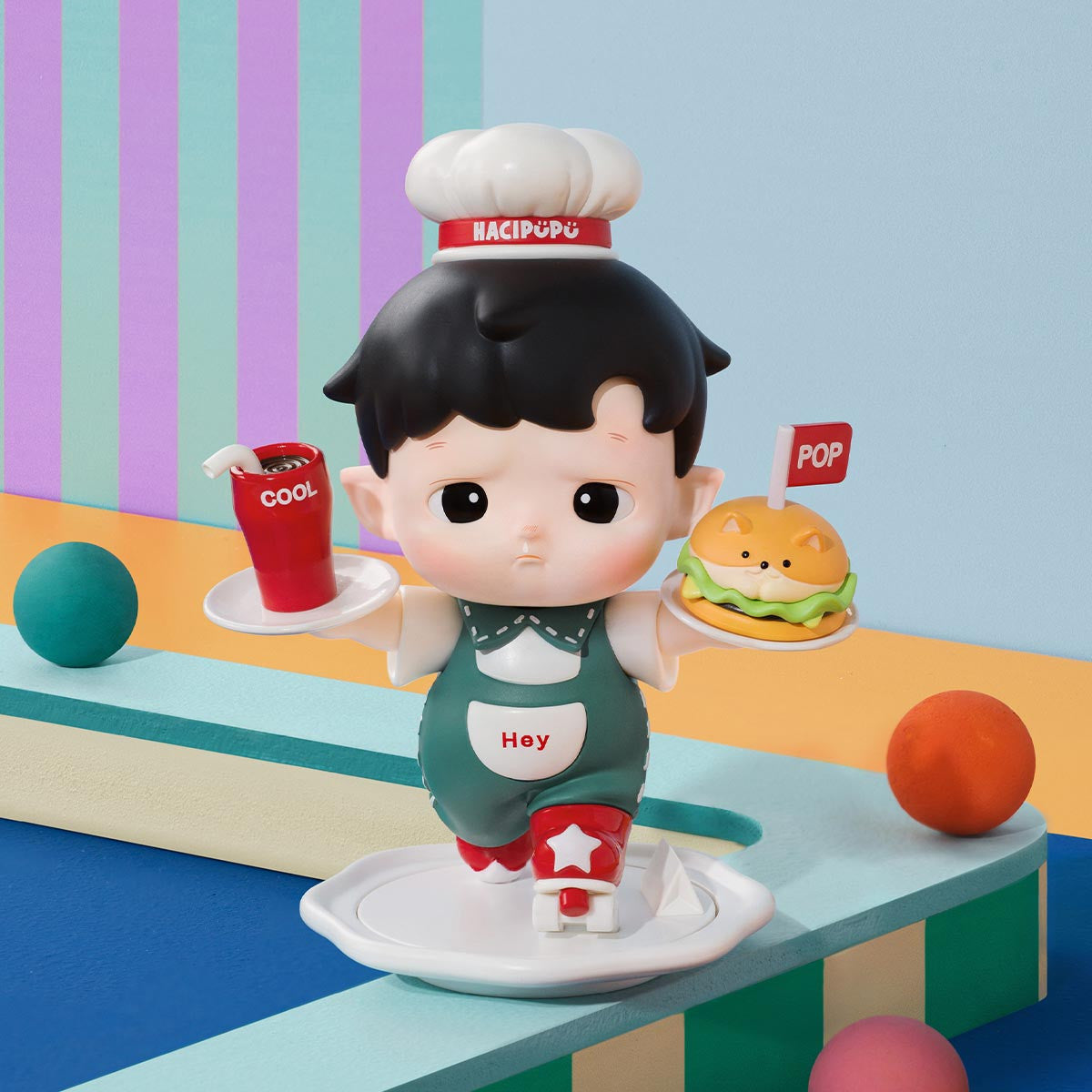 POP MART HACIPUPU Rolling Time Machine Series Figures 2.36-4.72inches Authentic