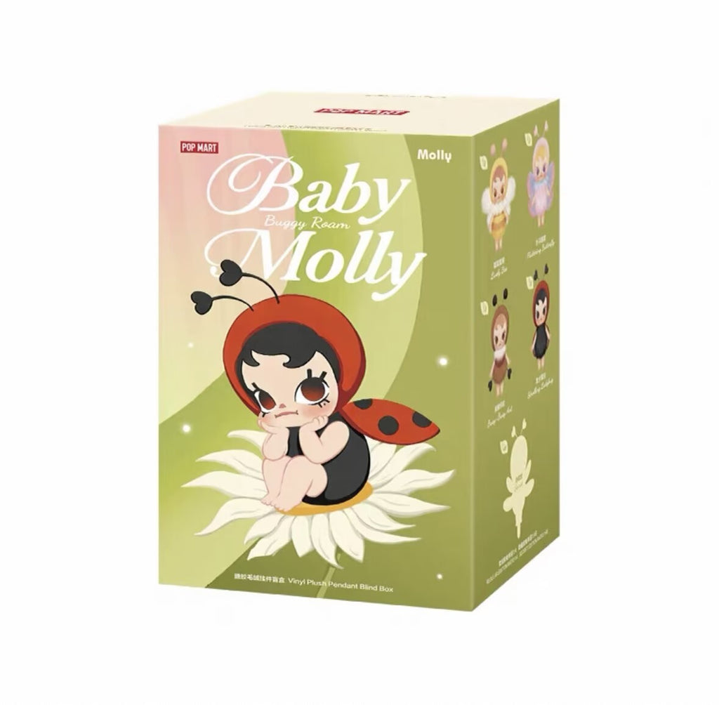 POP MART Molly Buggy Roam Series Vinyl Plush Confirmed Figure Authentic