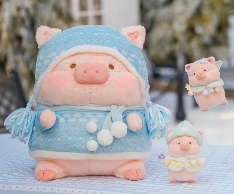 Toyzero Lulu Piggy 4.3" Snow Fairy 5.3" Mushroom Guardian Plush Pendant In Stock