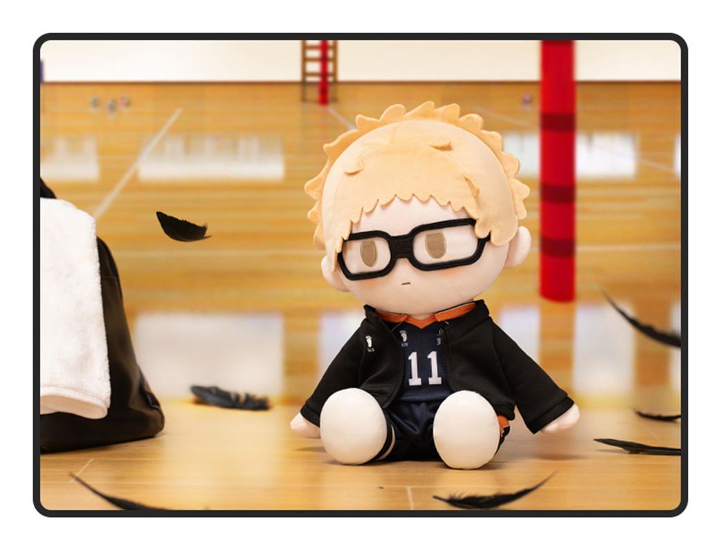 Haikyuu!! Kei Tsukishima Etc Potepotte Sitting 35cm/13.7" Action Figure Official