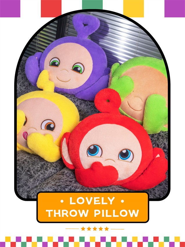 Teletubbies Tinky Winky Hand Warmer 14.1In Throw Pillow Collection