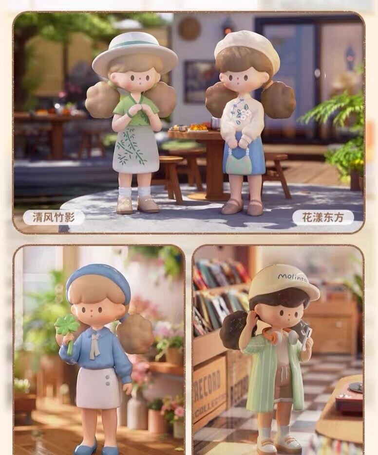 F.UN Molinta City Walk Series Blind Box Confirmed Figure Hot Toy Birthday Gift