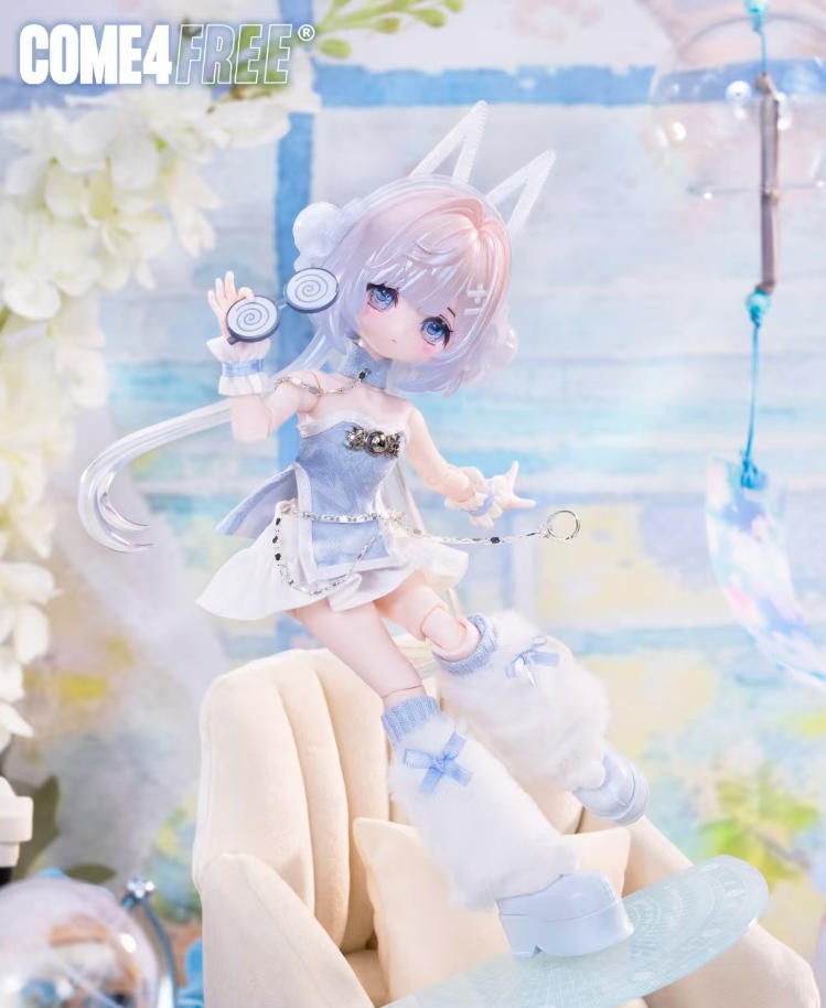 Come4Free Draw Lots Spirit Series 19cm/7.4In Bjd Dressable Action Figure Gift