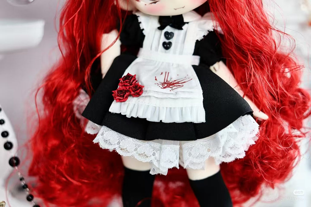 Sweet Velvet Window Display Red Velvet Lava Cake 10.2In Bjd Action Figure Gift