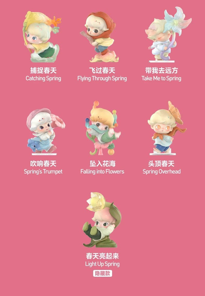 Dimoo Moments In Bloom Series Blind Box Figure Toy Doll Art Gift