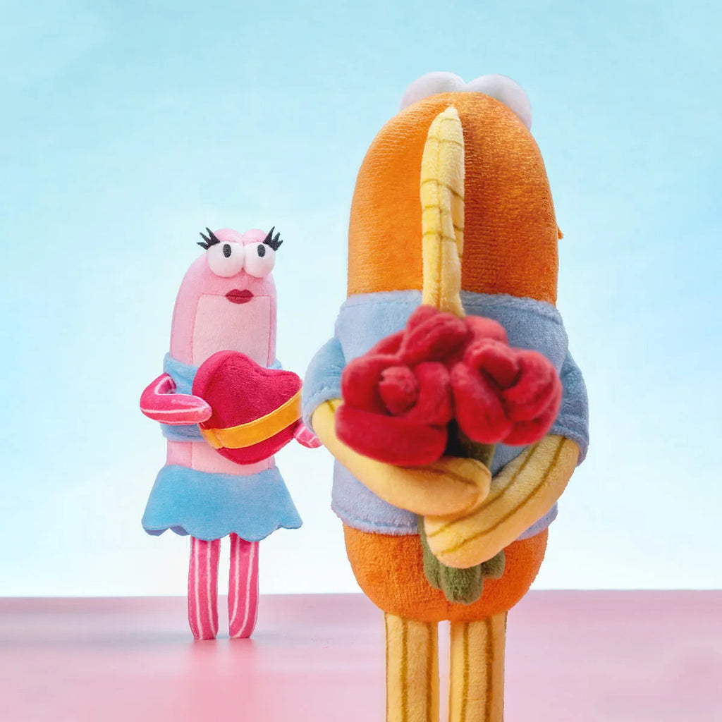 POP MART Bikini Bottom Buddies - Romantic Fish Series Plush Pendants Authentic