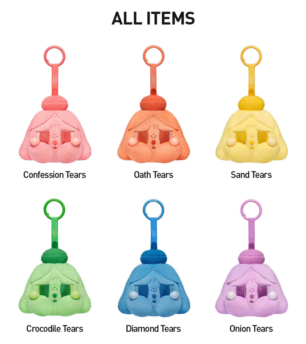 POP MART CRYBABY Tears Launch Project Series-Plush Pendant Blind Box Authentic