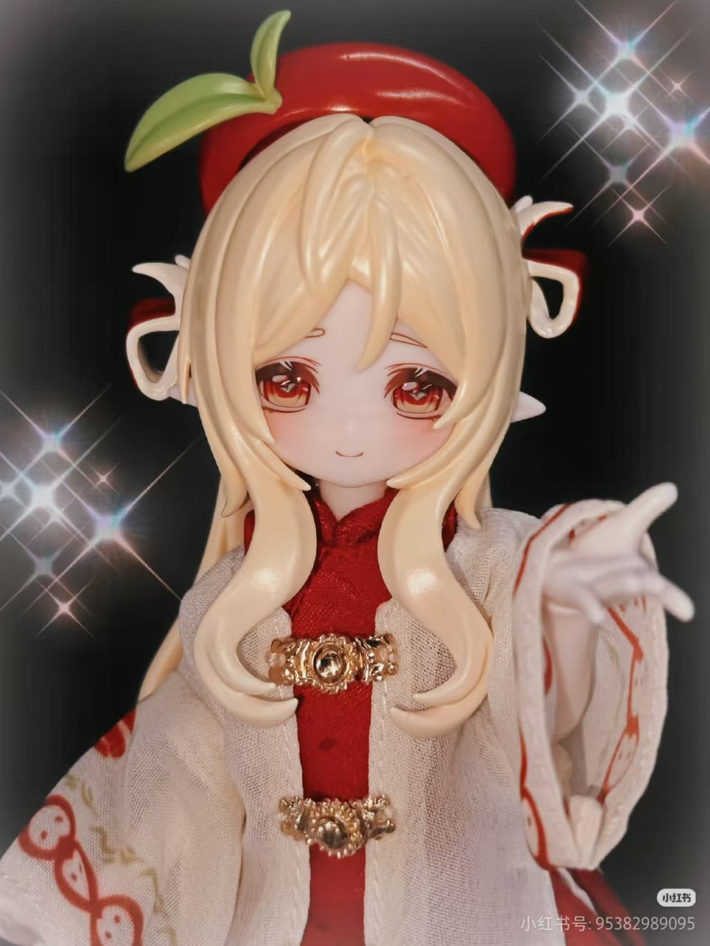 Come4Free Anyao Apple Peace Draw Lots Spirit Hang Card Bjd limited Action Figure
