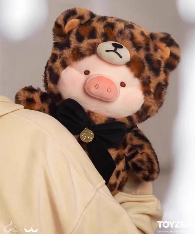 Toyzero Lulu The Piggy Leopard Teddy Winter's Embrace 11In Limited Action Figure