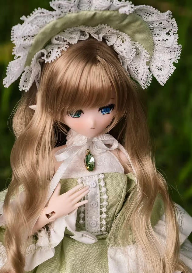 Come4Free Turquoise Parrot Saixiliya Feather Fog Poem 22cm/8.6In Bjd Dressable