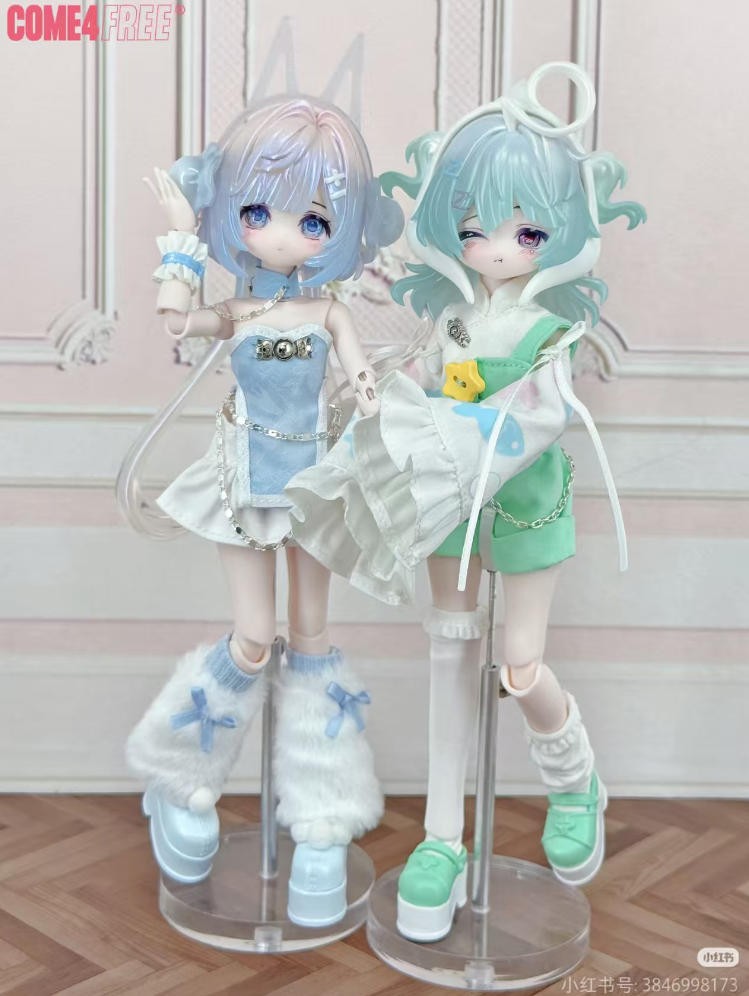 Come4Free Chi Su Academic Draw Lots Spirit 19cm/7.4" Bjd Dressable Action Figure