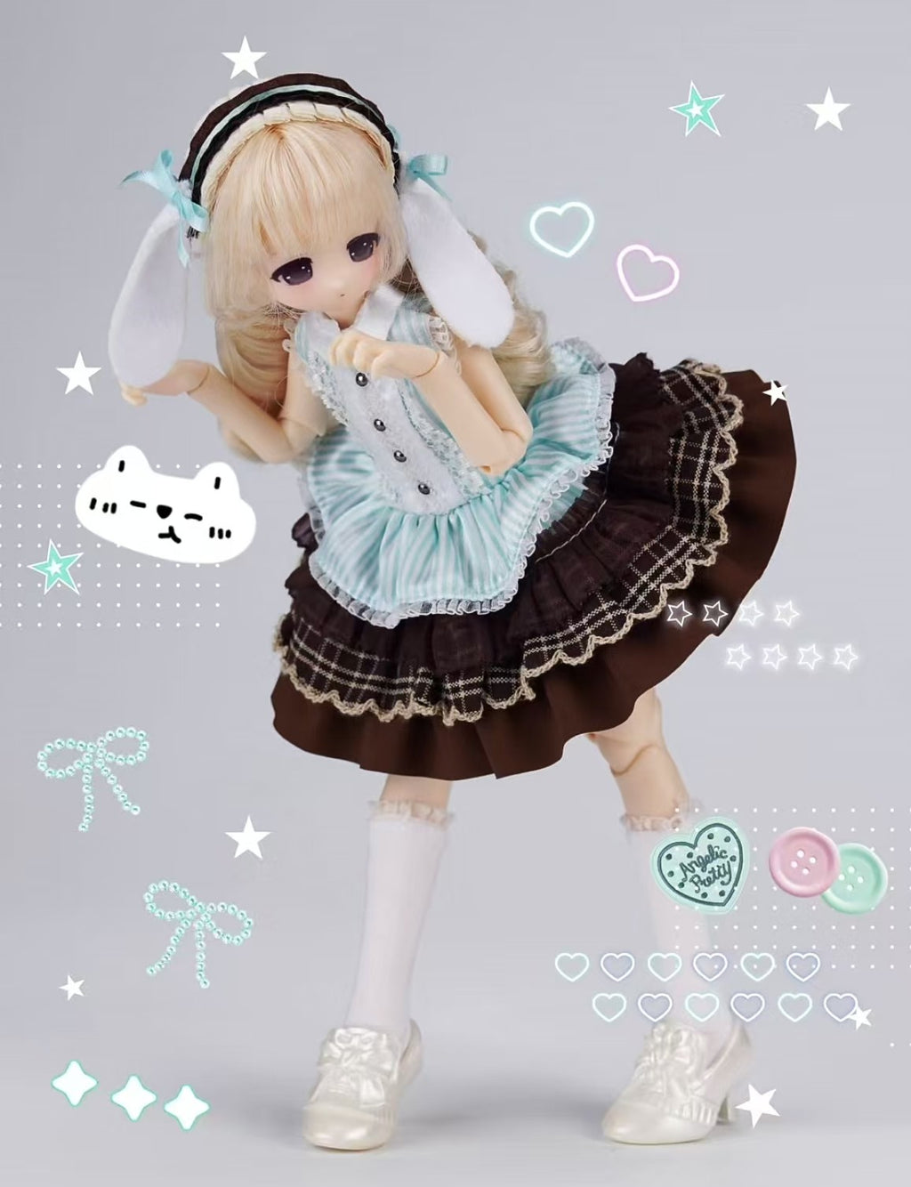Mira Lab Mint Manuscript Protect Fragrant Fairy 23.5cm/9.2In Bjd Action Figure