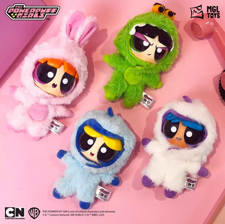 Powerpuff Blossom Bubbles Plush Party 7~8.6In Confirmed Pendants Action Figure